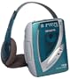Aiwa HS-TA31 AM/FM Cassette Stereo & Super Bass (Blue)