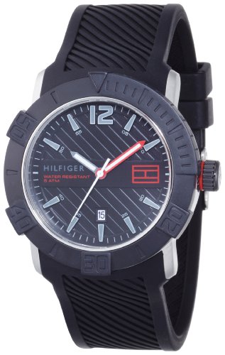 Tommy Hilfiger Mens 1790735 Sport Black Dial Black Silcon Strap with Date Function Watch 51JXXsKqVoL Tommy Hilfiger Mens 1790735 Sport Black Dial Black Silcon Strap with Date Function Watch