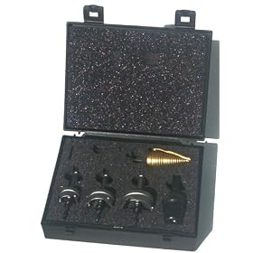 Champion ELEC-KIT Electrician's Kit with CT3 Tungsten Carbide Tipped Hole Cutters-Sheet & Stainless Steel (7/8", 1-1/8", 1-3/8")