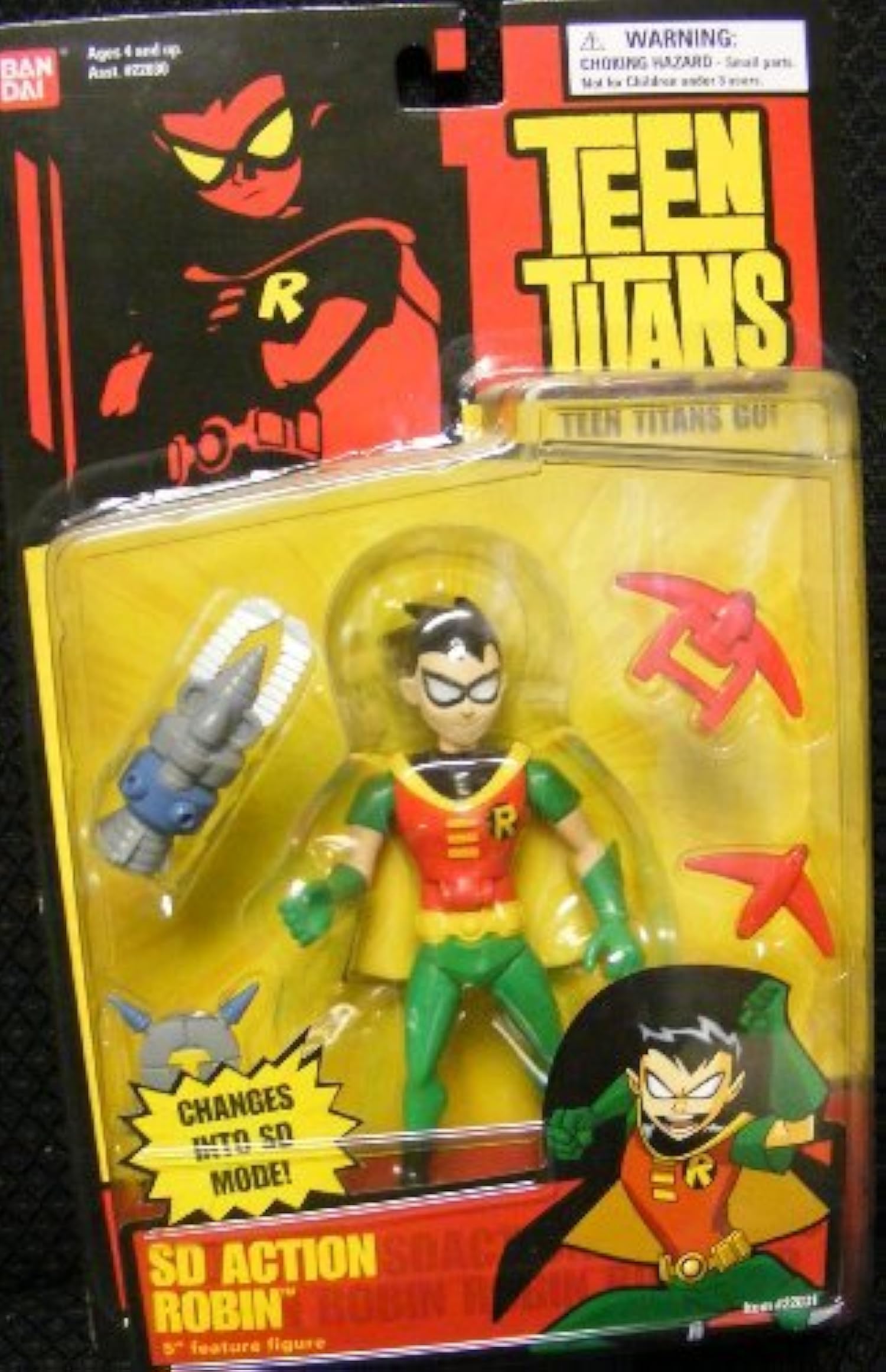 Teen Titans Robin 5.5 Inch Action Figure w/SD action by Teen Titans