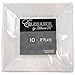 Lillian Tablesettings 10 Count Square Plastic Plate, 8-Inch, White