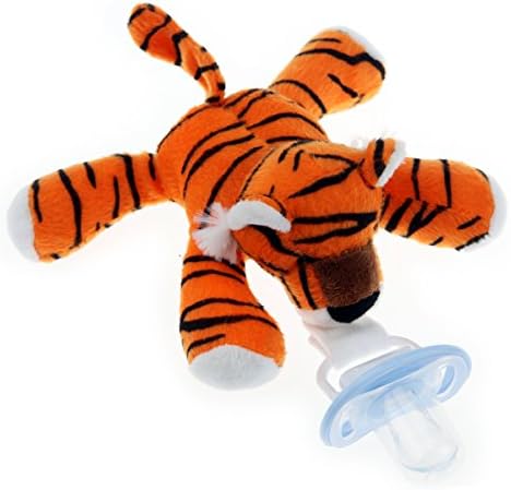 JessieBaby Detachable Plush Toy Infant Pacifier - Tiger