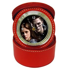 Jewelry Case Clock Red of Twilight Edward Cullen and Bella Swan in Love