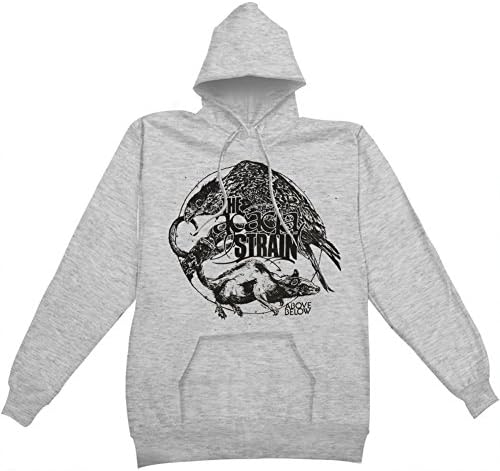 Acacia Strain Men's Crow &amp; Mouse Hooded Sweatshirt Large Grey