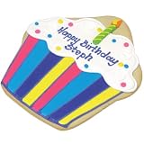 Giant Cupcake Decorated Cookie