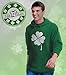 TeeStars Men's Faded Shamrock Clover St. Patrick's Day Hoodie