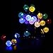 Outdoor Solar Lights Strings, LTROP 20ft 30 LED Waterproof Fairy Bubble, Crystal Ball Lights Decorative Globe String Lights for Indoor, Garden, Home, Patio, Lawn, Party and Holiday (Multi Color)