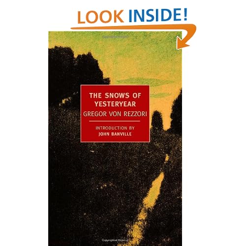 The Snows of Yesteryear (New York Review Books Classics)