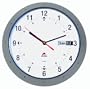 Alba HORDAY FR Horloge Murale Ronde avec Dateur Diam�tre 30 cm Gris M�tal