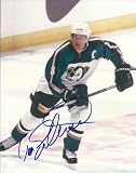 Teemu Selanne Autographed Anaheim Ducks 8x10 Photo