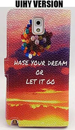 High Quality PU Leather Wallet Flip Case Cover for Samsung Galaxy Note 3 (Rainbow)