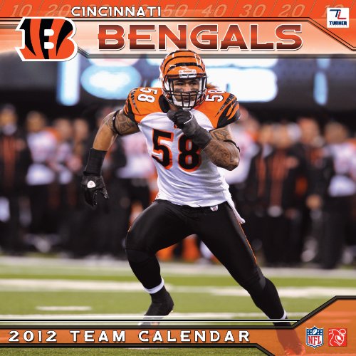 2012 CINCINNATI BENGALS 12X12 WALL CALENDAR
