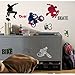 RoomMates RMK1690SCS Extreme Sports Peel and Stick Wall Decals 10 inch x 18 inch