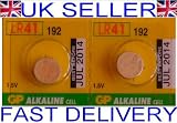 10 x GP LR41 192 L736 1.5V Alkaline Cell Batteries