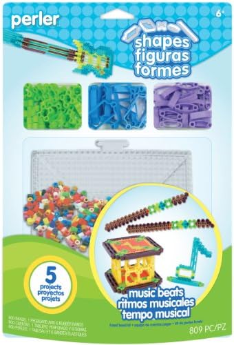 Perler Beads Shapes Fused Bead Kit, Music Beats