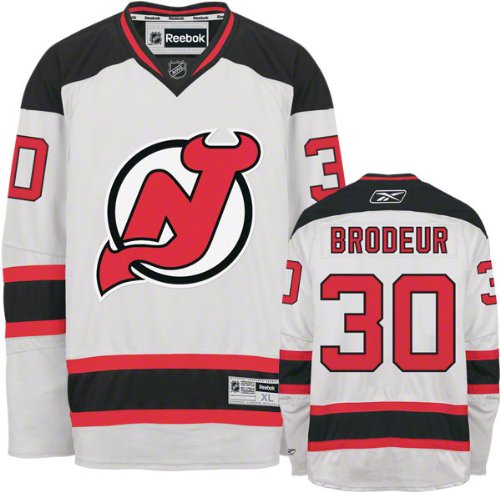 Martin Brodeur Premier Jersey: New Jersey Devils #30 White Premier Jersey