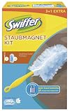 Swiffer Staubmagnet Starterset (Griff mit 4 Tücher)  1 Tuch extra  mit Febrezeduft, 4 Tücher