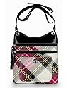 Designer Inspired Plaid Crossbody Handbag