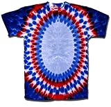 Sundog " Red, White and Blue" New Glory Oval Tie-Dye S/S T