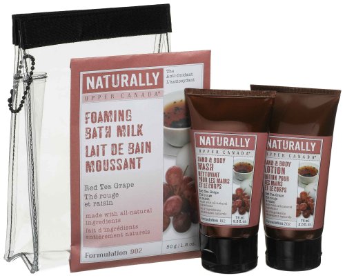 Upper Canada Soap & Candle Red Tea Grape Travel Set by Upper Canada Soap & Candle