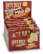 Late July Organic Mini Cheddar Cheese Bite Size Sandwich Crackers, 1.125-Ounce Pouches in 8-Count Boxes (Pack of 4)