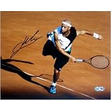 James Blake Red Clay Follow Through Signed 16X20 Photo - Model BLAKPHS016003