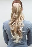 Haarteil, blond, hell & natürlich, lang & gewellt T148M-27T613
