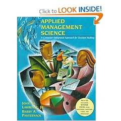 Applied Management Science: A Computer-Integrated Approach for Decision Making