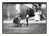 Historic Print (XL): One way they get the tags home. Location: Roxbury, Massachusetts.