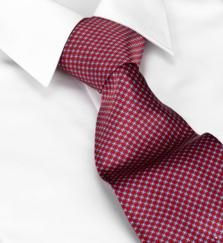 Pure Silk Fine Cross Patterned Tie