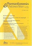 Pharmacoeconomics & Outcomes News - Includes Index