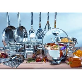 Swan 28Pce S/Steel Cookware Set