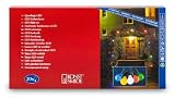 Konstsmide 4429-500 LED Biergartenkette (20 bunten Birnen, 30 Dioden, 24V Au&szlig;entrafo, 4.8W, gr&uuml;nes Kabel)