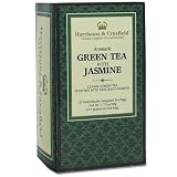 Harrisons & Crosfield Green Tea With Jasmine, Dispenser Box, Fresh Sealed Individually Wrapped, 20-Count, 1.77-Ounce Case (Pack of 6)