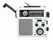 Electronics : American Red Cross FR300 Emergency Radio, White