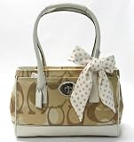 AUTHENTIC COACH HAMPTONS OPTIC MADELINE TOTE 11820