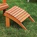 Outdoor Living : Adirondack Ottoman, Natural