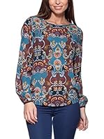 Peace & Love Blusa (Azul)