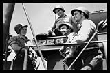 Canvas Print, Coast Guard LST Bags Three Japanese Planes - 20x30
