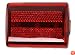 SE 3-in-1 Rectangular Flasher Red