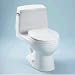Toto MS853113E-01 Eco Ultramax Round Front One Piece Toilet, Cotton White