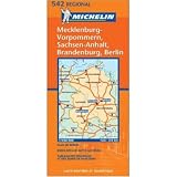 Michelin Map, No. 542: Northeastern Germany