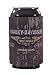 Harley-Davidson Can Koozie, Revamped Wing Bar & Shield, Distressed Black CF96654