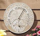 Fossil Celestial Thermometer and Clock Combination