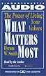 What Matters Most CS: The Power of Living Your Values