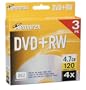 Memorex 4.7GB 4x DVD+RW Media (3-Pack)