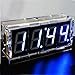 AlumiGogo DIY 4 Digit LED Electronic Clock Kit Large Screen Red Blue LED