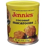 Jennie'sCoconutMacaroons,PeanutandGlutenFree,8-OunceCanisters(Packof6)
