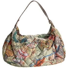 hobo 4 total Sydney Love Quilted Subway Print Hobo