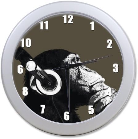 Hot Selling New Stylish Fashion Modern Cool Design Orangutan Monkey Apes Elegant Wall Clock Home Decor